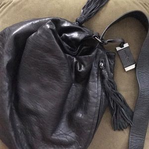 Hybrid soft leather bag